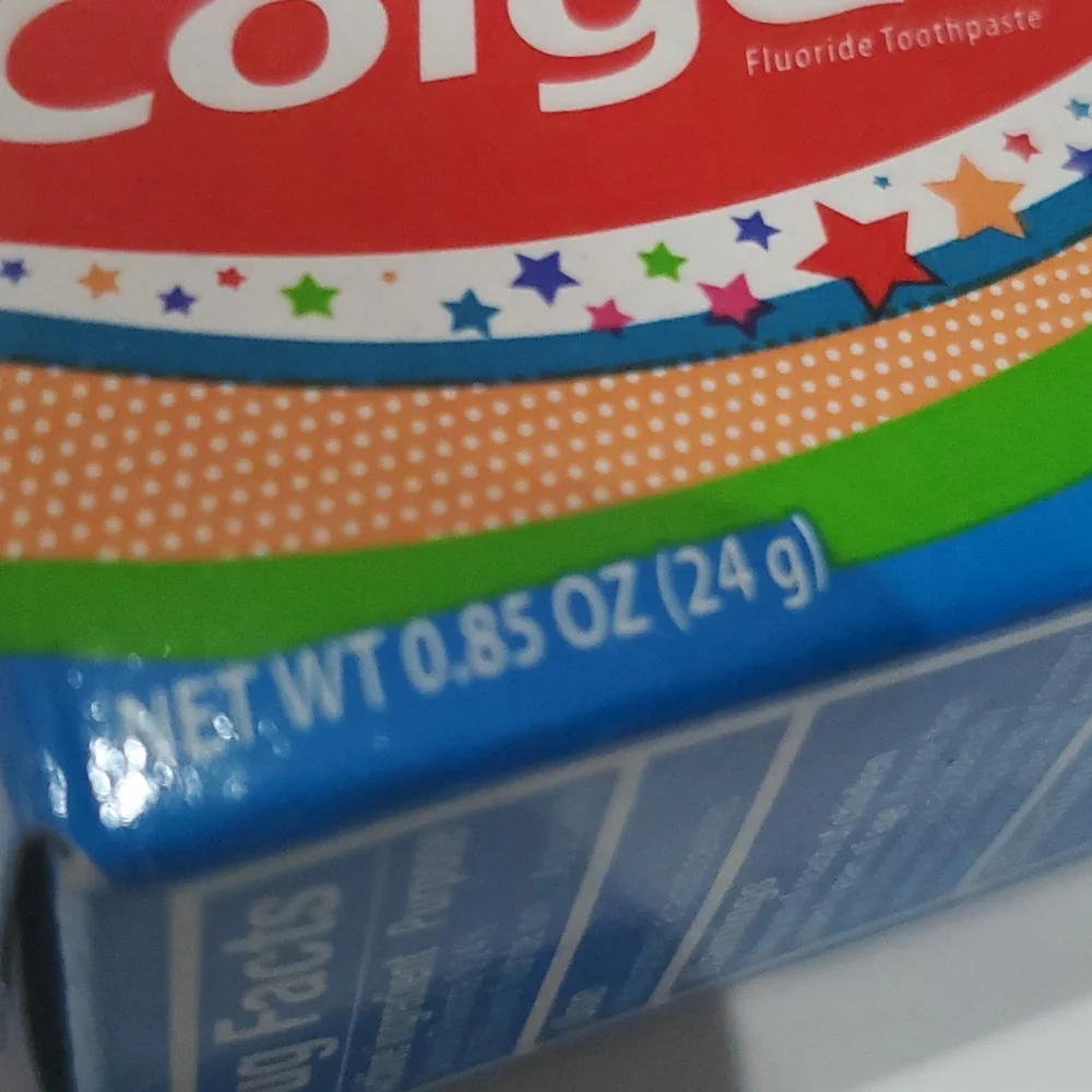 Kids Toothpaste Lot of 2 Travel Size-.85oz